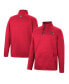 Фото #1 товара Men's Red Louisville Cardinals Rebound Quarter-Snap Jacket