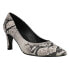VANELi Ramses Snake Pointed Toe Pumps Womens Off White Dress Casual 307616