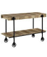 Фото #7 товара Luther 3 Piece Steel Industrial Coffee End Table Set