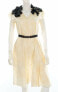 Фото #5 товара Marni Tie and Dye Musslin Sleveless Off White/Black Cotton Dress sz 38 $ 1,593