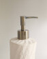 Фото #4 товара Textured ceramic bathroom soap dispenser