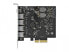Фото #6 товара Delock 89026 - PCIe - USB 3.2 Gen 2 (3.1 Gen 2) - SATA 15-pin - China - 10 Gbit/s - 5 - 50 °C