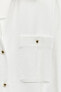 Фото #11 товара Платье-рубашка с поясом ZARA