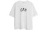 GAP SS23 亲肤系列 品牌字母Logo宽松套头纯棉短袖T恤 男款 / Футболка GAP SS23 LogoT 602762-1