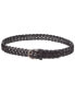 Фото #1 товара Persaman New York #1128 Braided Leather Belt Women's