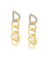 Women's Gold Link Drop Earrings