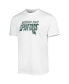 ფოტო #3 პროდუქტის Men's Green, White Michigan State Spartans Downfield T-shirt and Shorts Set