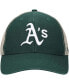 Фото #3 товара Men's Green, Natural Oakland Athletics Flagship Washed MVP Trucker Snapback Hat