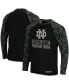 Фото #3 товара Men's Black, Camo Notre Dame Fighting Irish OHT Military-Inspired Appreciation Big and Tall Raglan Long Sleeve T-shirt