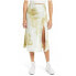 Socialite Bias cut satin Tie-dye Skirt size Large 269983