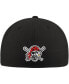 Фото #4 товара Men's Black Pittsburgh Pirates Shadow Logo 59FIFTY Fitted Hat