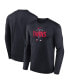 ფოტო #2 პროდუქტის Men's Navy Minnesota Twins Authentic Collection Team Logo Legend Performance Long Sleeve T-shirt