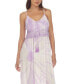 Фото #3 товара Women's Tie-Dyed Maxi Dress Cover-Up