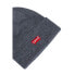 Спортивная кепка Levi's Batwing Embroidered Beanie Темно-серый Один размер