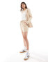 Vero Moda tailored mix and match short co-ord in cream