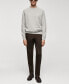 Фото #4 товара Men's Fine-Knit Cotton Sweater