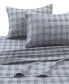 Фото #1 товара Cotton Flannel 4-Pc Extra Deep Pocket Sheet Set, Cal King