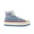 Фото #1 товара Diesel S-Principia Mid W Womens Blue Canvas Lifestyle Sneakers Shoes