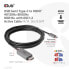 Фото #2 товара Club 3D USB Gen2 Type-C to HDMI 4K120Hz 8K60Hz HDR10 with DSC1.2 Active Cable M/M 3m / 9.84ft - USB C - HDMI Type A (Standard) - 3 m - Black