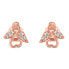 Серьги Brilio Angels EA527RAU Gold clear, pink gold - фото #1