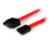 StarTech.com 0.3m SATA Extension Cable - 0.3 m - SATA III - SATA 7-pin - SATA 7-pin - Male/Female - Black - Red - фото #3