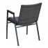 Фото #2 товара Hercules Series Heavy Duty Gray Fabric Stack Chair With Arms