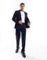 ASOS DESIGN slim suit jacket in navy