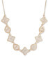 Gold-Tone Filigree Frontal Necklace, 16" + 3" extender