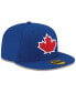 ფოტო #3 პროდუქტის Men's Royal Toronto Blue Jays Alternate Authentic Collection On Field 59FIFTY Fitted Hat