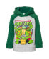 Boys Fleece Pullover Hoodie and Pants Outfit Set to (2T - 18-20) Gray / Green, 6 - фото #5