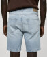 Фото #4 товара Men's Denim Bermuda Shorts