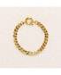 ფოტო #2 პროდუქტის 18K Gold Plated Chunky Cuban Chain - Lisa Bracelet 8" For Women