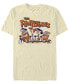 Фото #1 товара Men's The Flintstones Flintstones Biking Group Short Sleeve T-shirt