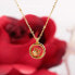 Фото #5 товара Scrigno D´Amore SAMB35 gold plated necklace