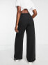 New Look wide leg tailored trouser in black