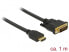 Фото #2 товара Delock HDMI Type A (Standard) - DVI - Male - Male - Straight - 1 метр