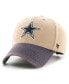 Фото #3 товара Men's Khaki Dallas Cowboys Dusted Sedgwick MVP Adjustable Hat