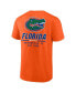 Men's Orange Florida Gators Game Day 2-Hit T-shirt