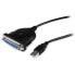Фото #1 товара Кабель адаптер USB к параллельному принтеру DB25 - M/F Startech.com 6 футов