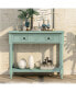 Фото #12 товара Daisy Series Console Table Traditional Design With Two Drawers And Bottom Shelf