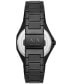 Фото #3 товара Часы и аксессуары ARMANI EXCHANGE Женские кварцевые черные наручные часы из нержавеющей стали 34 мм