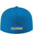 Фото #2 товара Men's Powder Blue Los Angeles Chargers Team Basic 59Fifty Fitted Hat