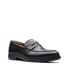 Фото #4 товара Clarks Un Tailor View 26146129 Mens Black Loafers & Slip Ons Penny Shoes