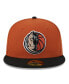 Фото #4 товара Men's Rust, Black Dallas Mavericks Two-Tone 59FIFTY Fitted Hat