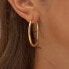 Фото #2 товара Stylish gold-plated hoop earrings Chunky SHK76