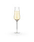 Фото #2 товара Raye Angled Crystal Champagne Flutes, Set of 2, 8 Oz