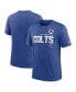 Фото #2 товара Men's Heather Royal Indianapolis Colts Team Tri-Blend T-shirt