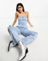 Фото #3 товара ASOS DESIGN denim cargo jumpsuit