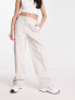 ASOS DESIGN relaxed boyfriend trouser in stone