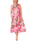 Фото #1 товара Women's Floral-Print Jacquard Midi Dress